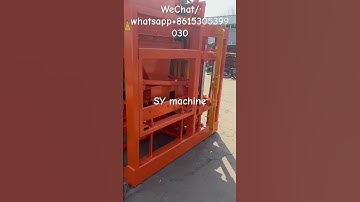 QTJ4-26 concrete block brick making machine#concrete brick machine#construction #brick factory