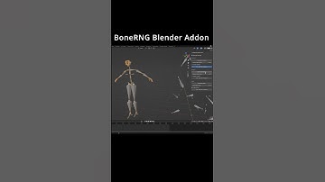 BoneRNG - Free Blender Addon_link in pinned comment #b3d