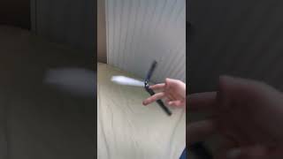 whip roll to 0g index roll (slow motion) (balisong/butterfly knife tricks)