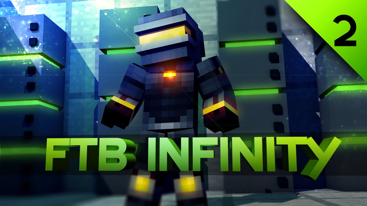 MineCraft FTB Infinity Ep 2 - CAVES! (Feed The Beast Let's Play) - YouTube