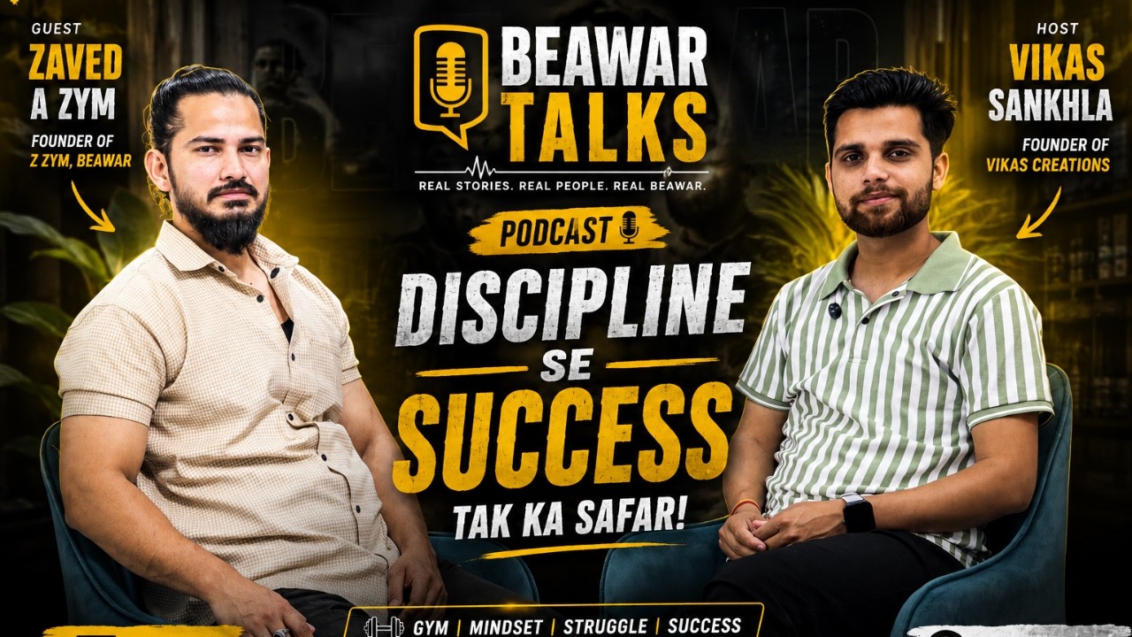 Zaved's Ultimate Fitness Tips for Muscle Gain & Weight Loss | Beawar Talks | Z Zym Beawar