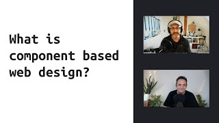 What is component based web design?