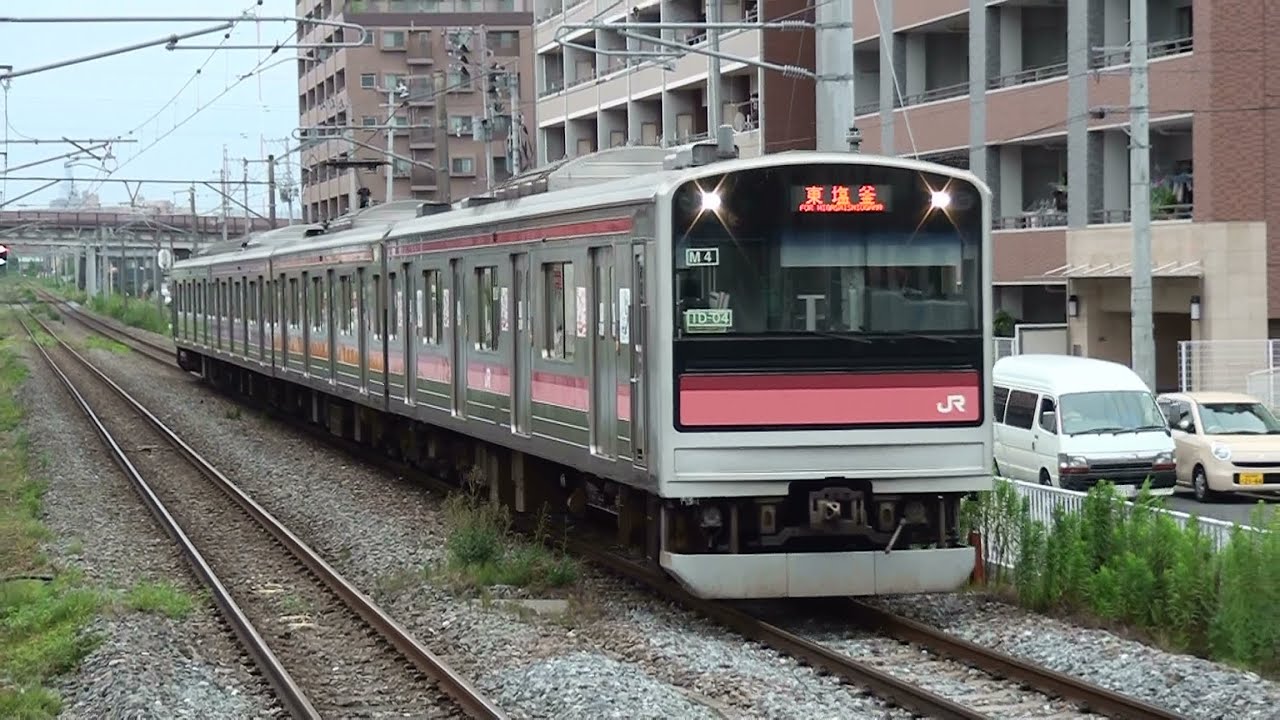 JR東日本 仙石線205系3100番台M4編成2WAYシート車 2011/8/1 - YouTube