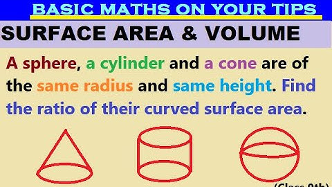 A sphere, a cylinder and a cone are of the same radius and same height. Find the ratio of their