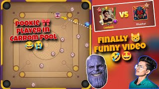 Carrom Pool Pookie 🎀 Player 😂 | Carrom Pool Funny Game Play | Gaming Nazim screenshot 2