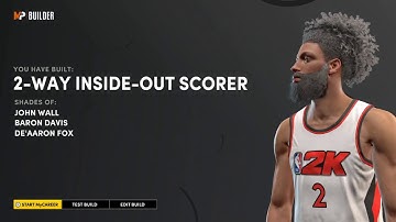 JOHN WALL BUILD NBA 2K21 NEXT GEN BEST 2 WAY INSIDE OUT PLAYMAKER