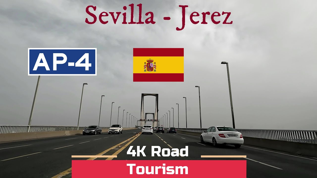 Driving in Andalucia Spain on Autopista from Sevilla to Jerez YouTube
