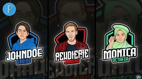 Cara Membuat Logo Gaming Pakai Foto Sendiri di Hp Android | PIXELLAB TUTORIAL #15