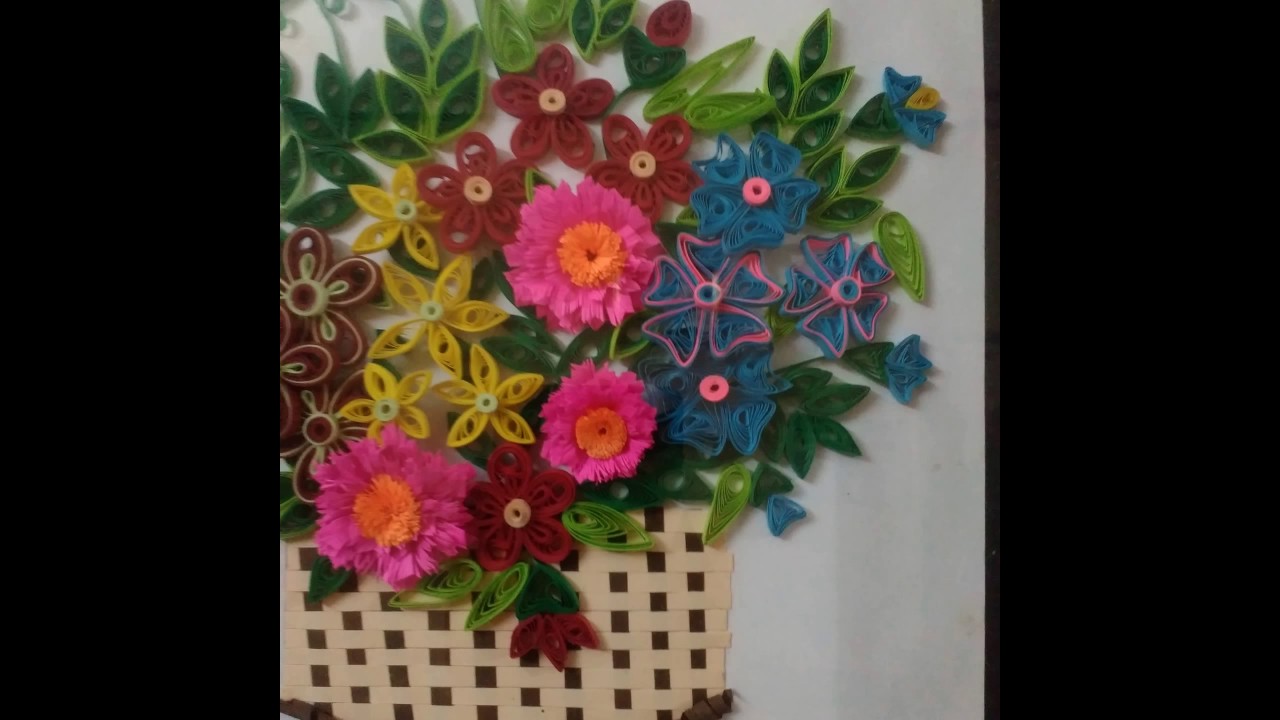 paper quilling flowers bouquet youtube paper quilling flower arrangements