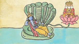 Hindu Creation Myth (Animated)