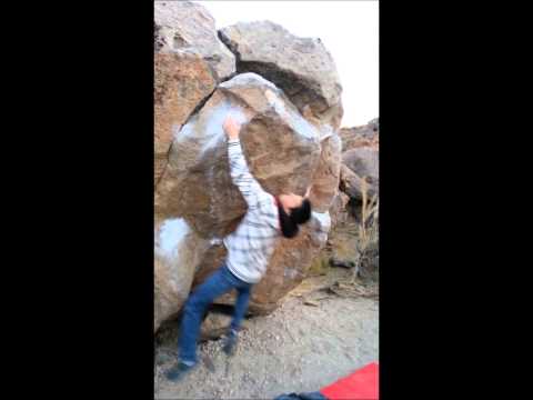 Beta Video for climb Slap Happy v3, Bishop