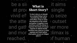 What is Short Story and its Elements?