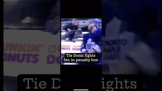 Famous Tie Domi Fights Fan In Penalty Box!!! #funny #meme #nhl #fighting #reels Profile