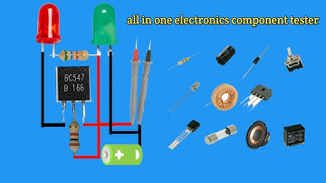 all in one electronics component tester ||