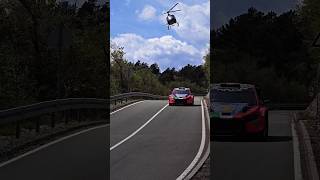 NEUVILLE vs HELICOPTER - PLATAK 2 - Rally Croatia 2024 #viral #shorts #hyundai #wrc #helicopter #ro