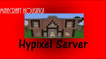 Minecraft Housing! | Super awesome Parkour house! | Hypixel Server