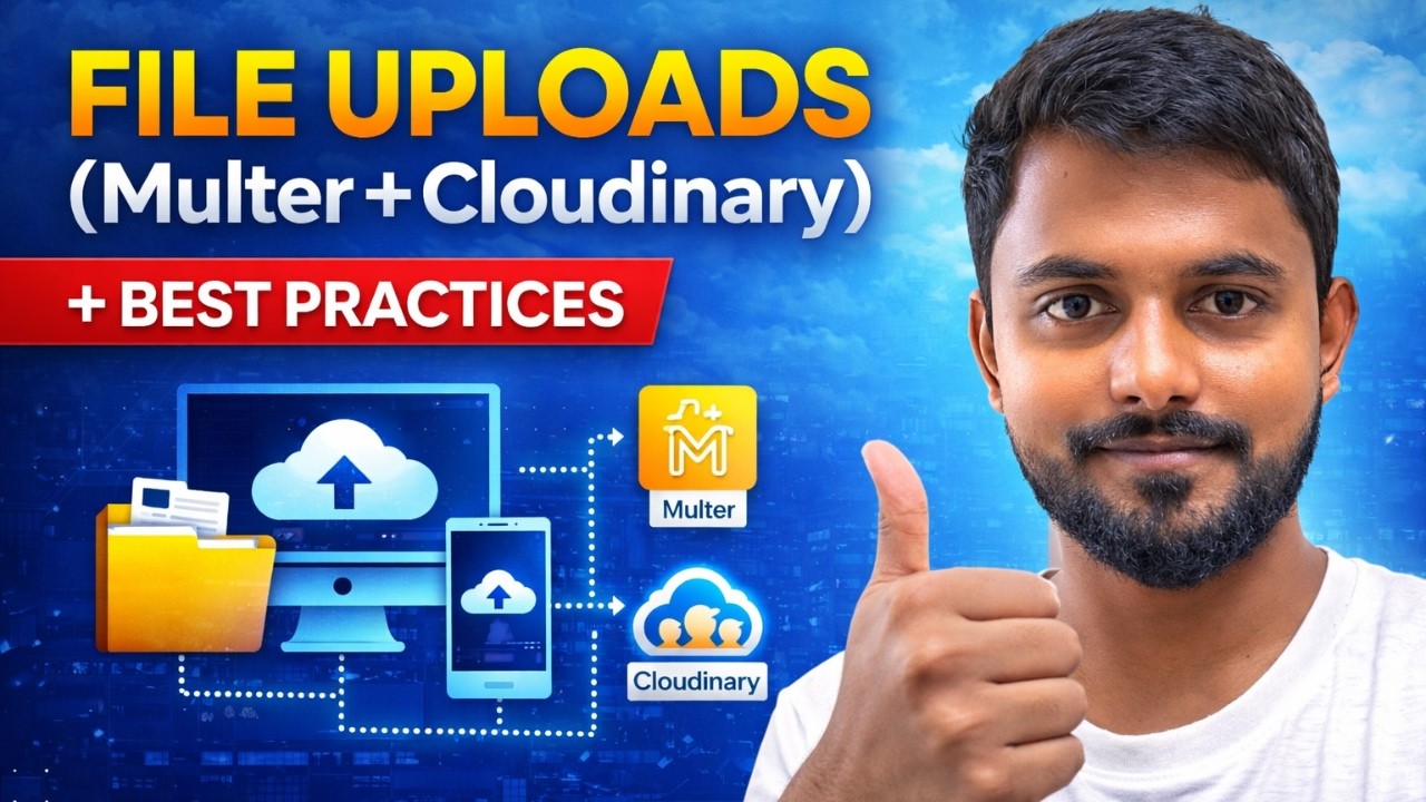 File Uploads in Node.js | Multer + Cloudinary (Best Practices)