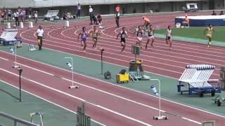 2014 0628 大阪選手権大会　男子100m 9組
