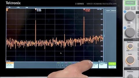 Tektronix 3 Series MDO Overview - Chapter 4 - Integrated Spectrum Analyser
