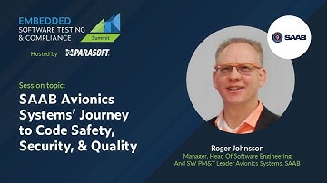 SAAB Avionics Systems’ Journey to Code Safety, Security, & Quality | ESTC Summit