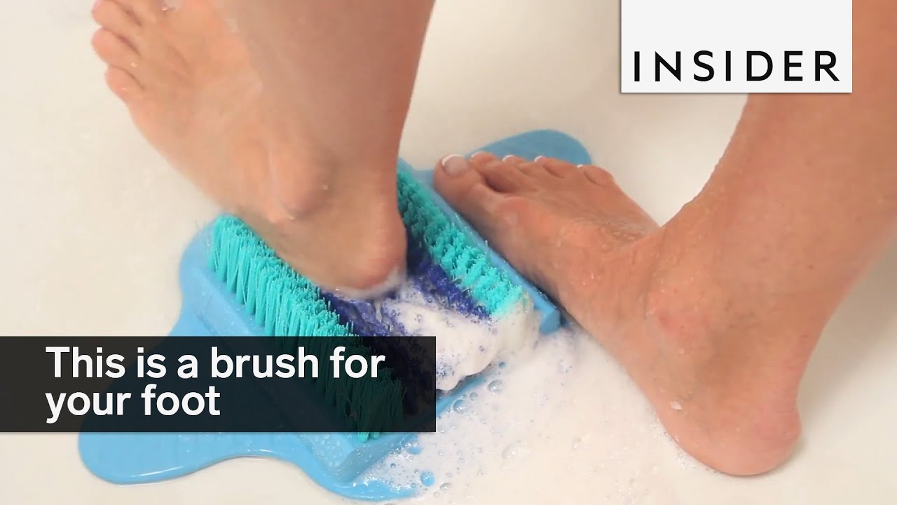 All I want to do is rub my feet on this footbrush YouTube