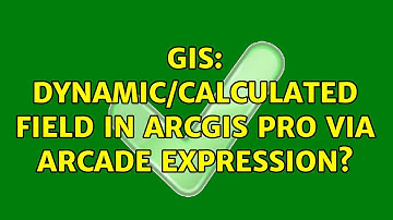 GIS: Dynamic/calculated field in ArcGIS Pro via Arcade expression?