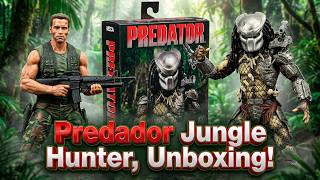 Predador, Jungle Hunter, 1/4 figura de ação NECA, Unboxing!