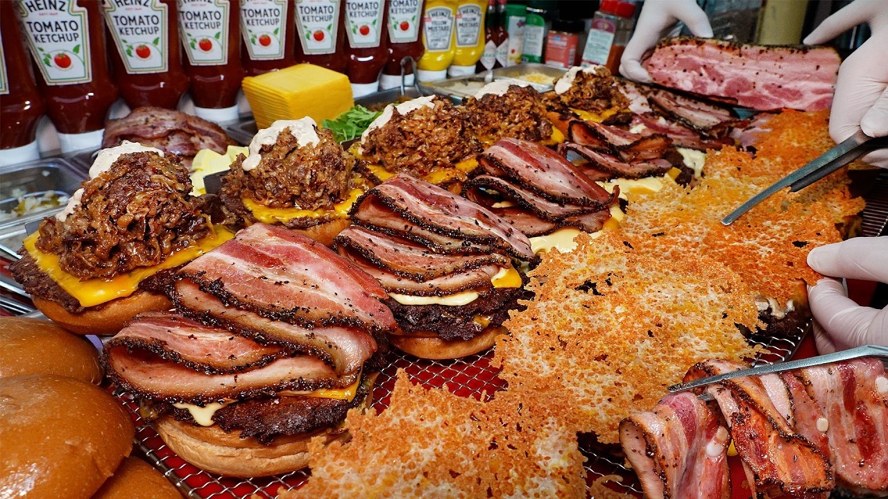 Korean vs US special street food 