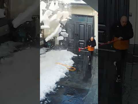 Satisfactory snow removal #satisfyling #asmr #snow #ice #fyp #fypシ #oddlysatisfying