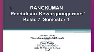 Rangkuman ppkn-smp-semester 1