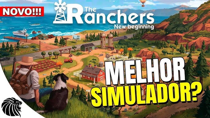 NOVO JOGO DE FAZENDA MUNDO ABERTO ESTÁ INCRÍVEL - The Ranchers 