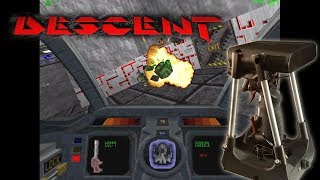 6DOF Joystick: Descent (1994), Level 1, Insane Mode screenshot 2