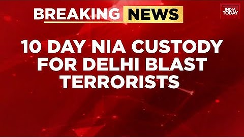 Delhi Blast Case: Accused Amir Rashid Ali Sent to 10-Day NIA Custody for Interrogation | India Today