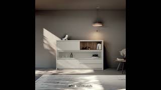 Un mismo diseño en distinto color #aparadores #salones #comedoresmodernos #mueblesmodernos