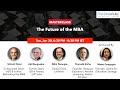 Masterclass on the future of the mba