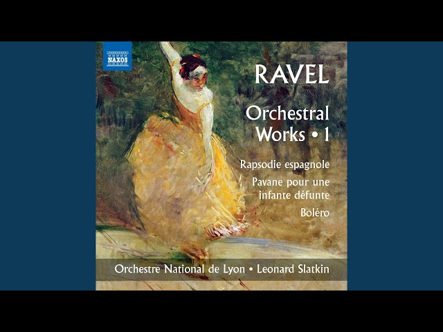 Ravel - Menuet antique : Orch Nat Lyon / L.Slatkin