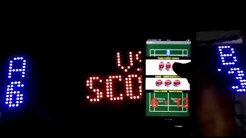 SCOREBOARD ARDUINO UNO BLUETOOTH WITH MIT2 APP INVENTOR