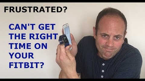 How to change time on a Fitbit