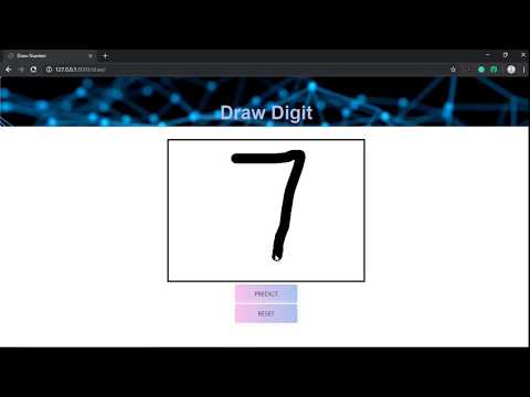 Web app to Recognize Digit by Drawing and Voice using Django and Tensorflow