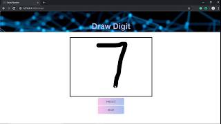 Web app to Recognize Digit by Drawing and Voice using Django and Tensorflow