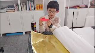 Project—- The making of origami paper