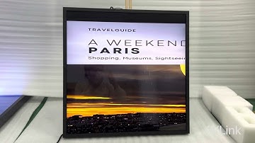 AVLink 33.6inch digital square monitor for Art Exhibition touch screen signage Manufacturer China