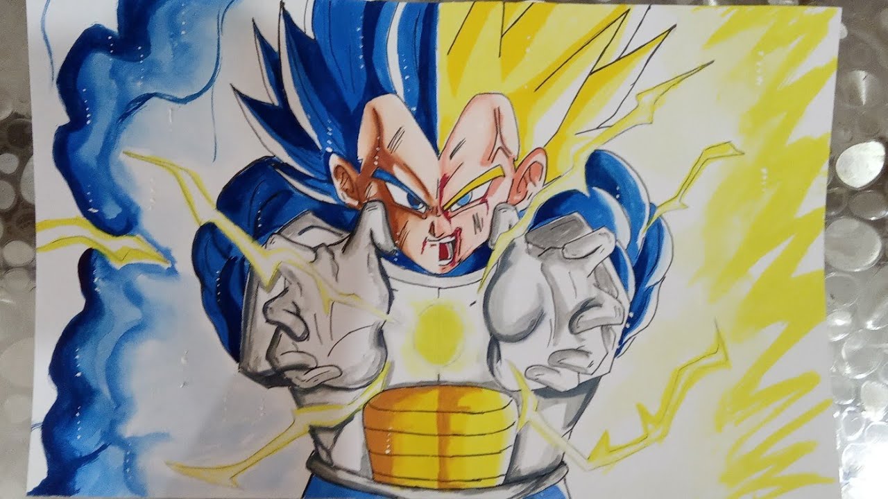 Finished drawing After COMMISSION ! Super vegeta Final flash Dragon Ball Z  Use ibis paint para el delineado y snapseed para los filtros.…