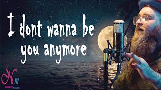 I dont wanna be you anymore - Teddy Swims (Billie Eilish Cover) (Lyrics) Resimi