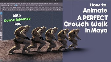 How to Animate a PERFECT Crouch Walk in Maya