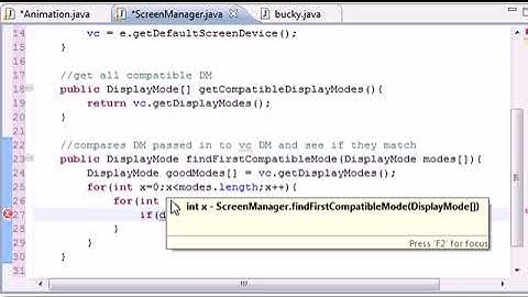 Java Game Development | Chapter 15.   Finding Compatible Modes ‏