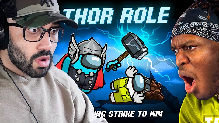 VIZ REACTS TO SIDEMEN AMONG US THOR ROLE: LIGHTNING STRIKE TO WIN