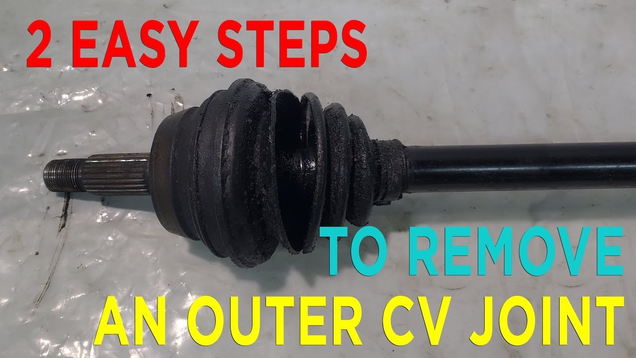Simple method to remove an outer cv joint youtube
