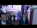شاهد لحظة وصول الرئيس السيسي وحرمه إلى مقر انعقاد منتدى شباب العالم