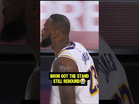 Bron didn't even have to move😭